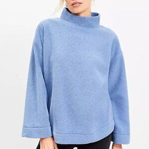 LOFT Sherpa Mock Neck Tunic Top